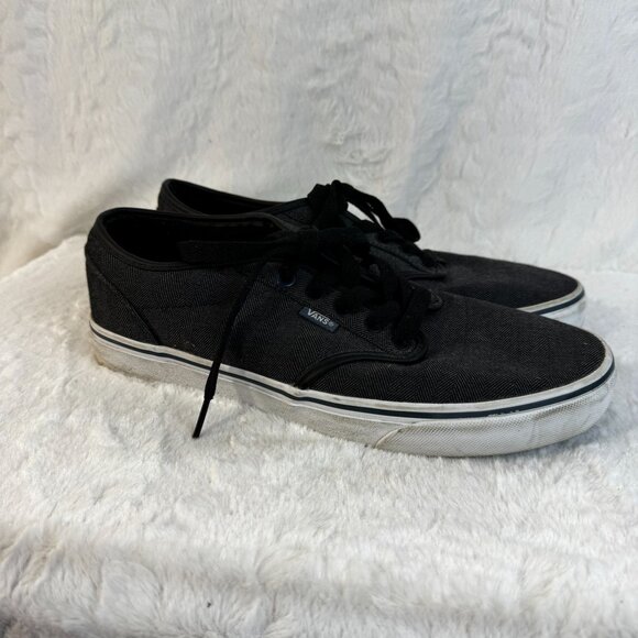 Vans Mens Herringbone Atwood Textile Black/Orion Men’s 10.5 Classic Skate Shoes - Picture 3 of 9